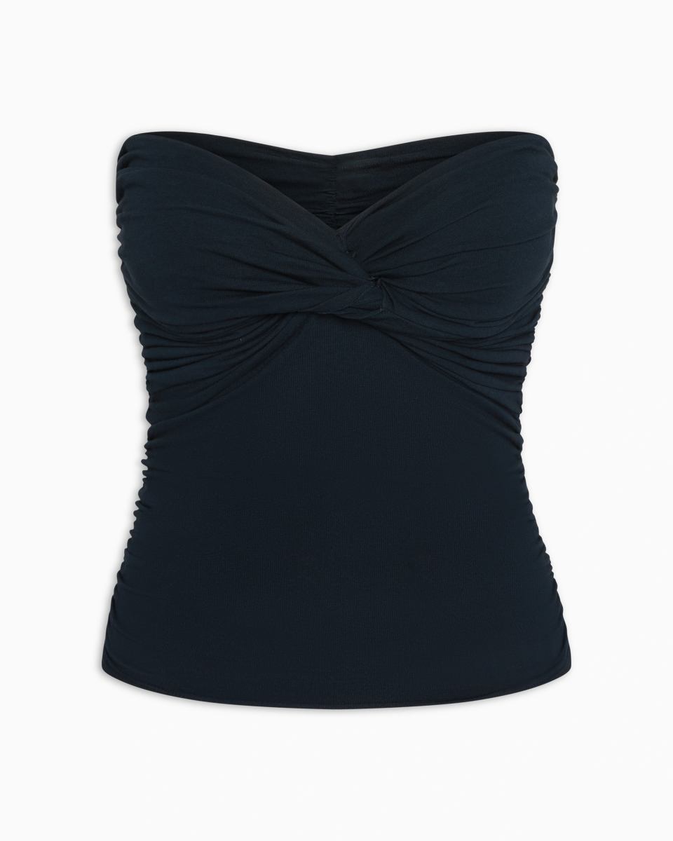 Twist Tube Top | Midnight