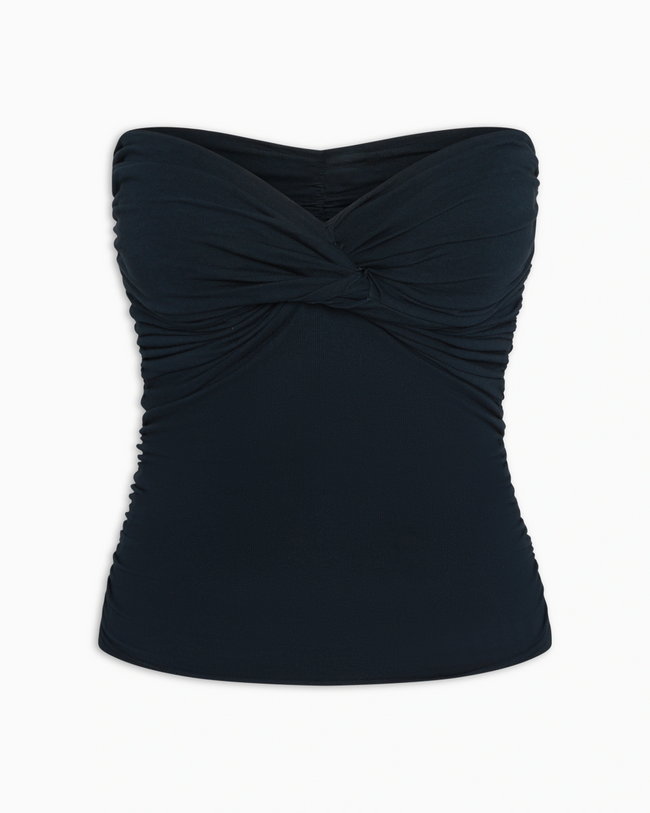 Twist Tube Top | Midnight