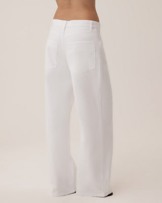 Classic Low Rise Denim | White