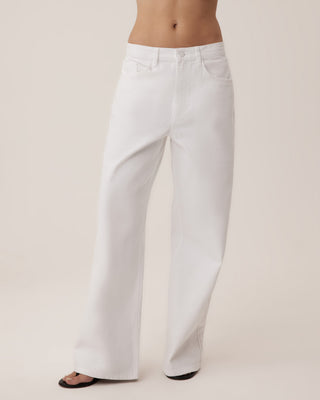 Classic Low Rise Denim | White